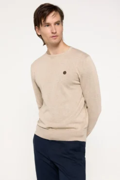 Jersey cuello caja parche