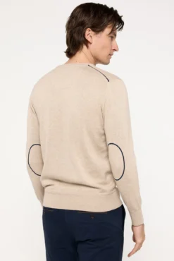 Jersey cuello caja parche