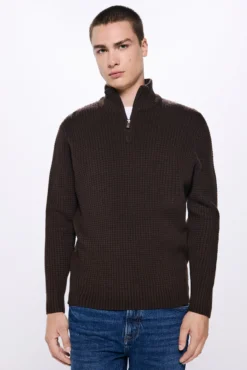 Jersey cuello camionero estructura
