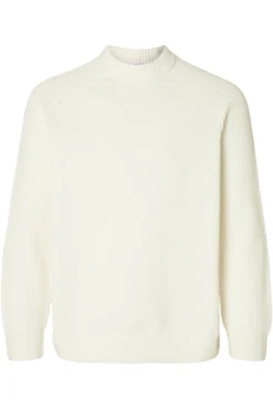 Jersey cuello mock 100% algodón orgánico.