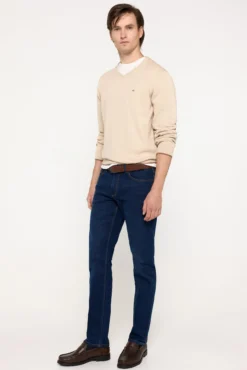 Jersey cuello pico coderas