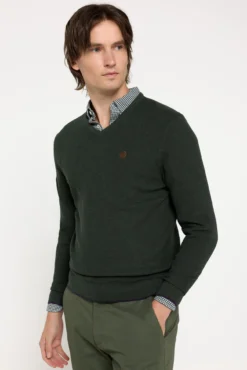 Jersey Cuello Pico Microestructura
