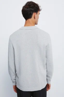 Jersey cuello polo botones