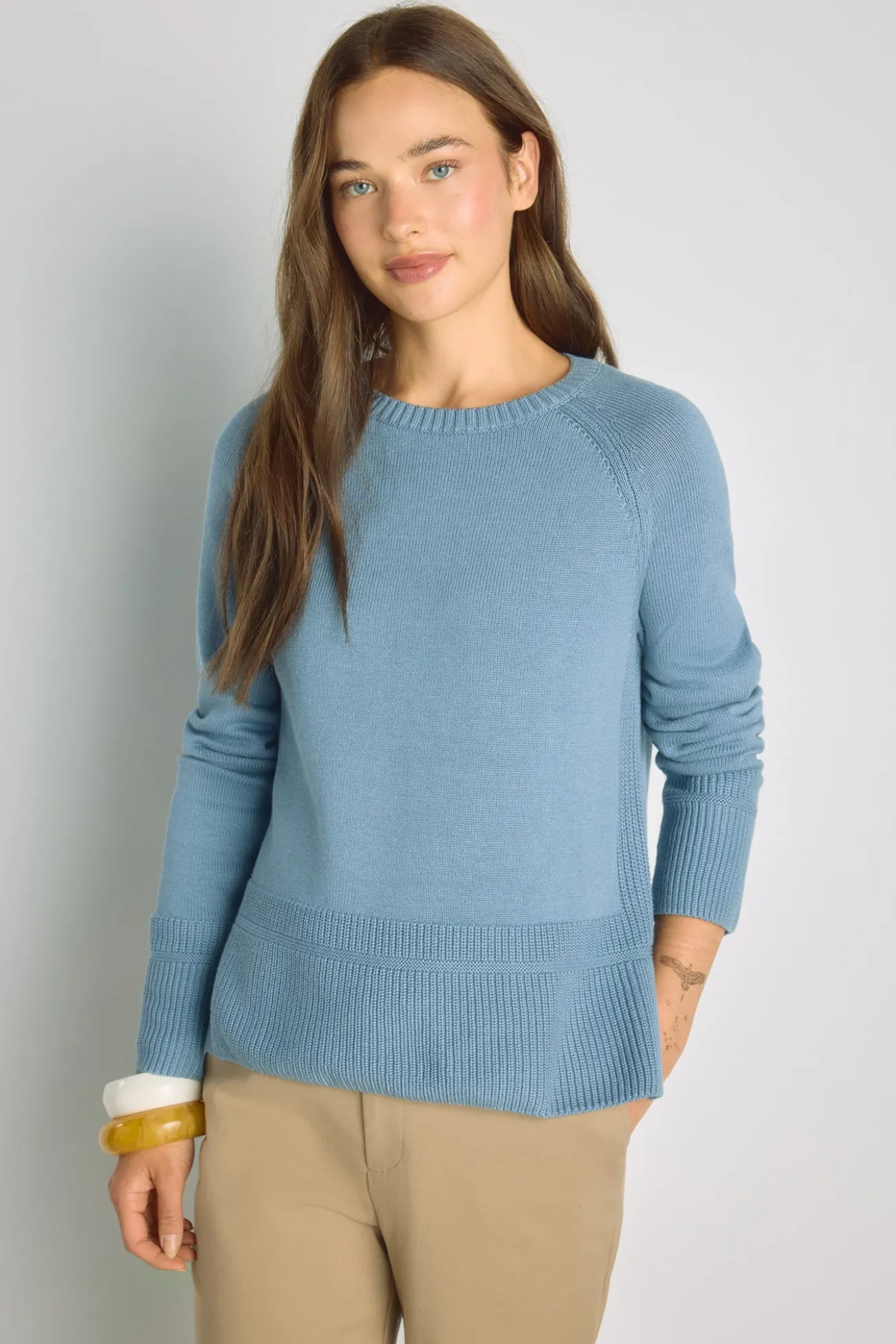 Jersey cuello redondo