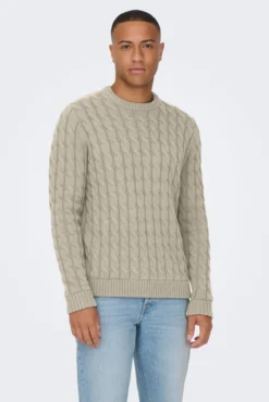 Jersey cuello redondo