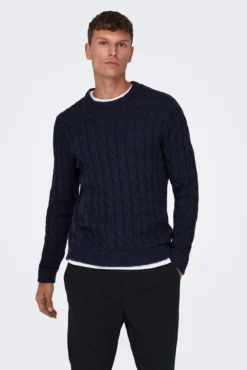 Jersey cuello redondo