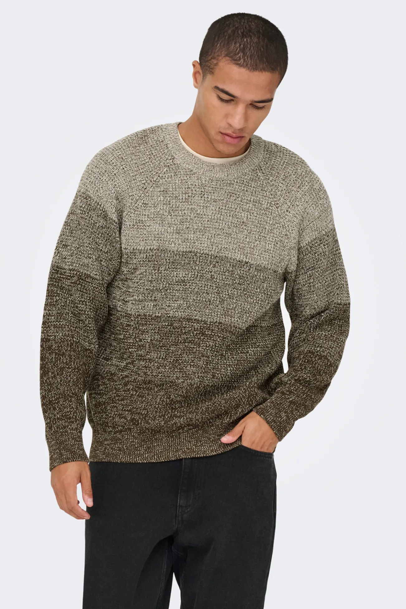 Jersey cuello redondo