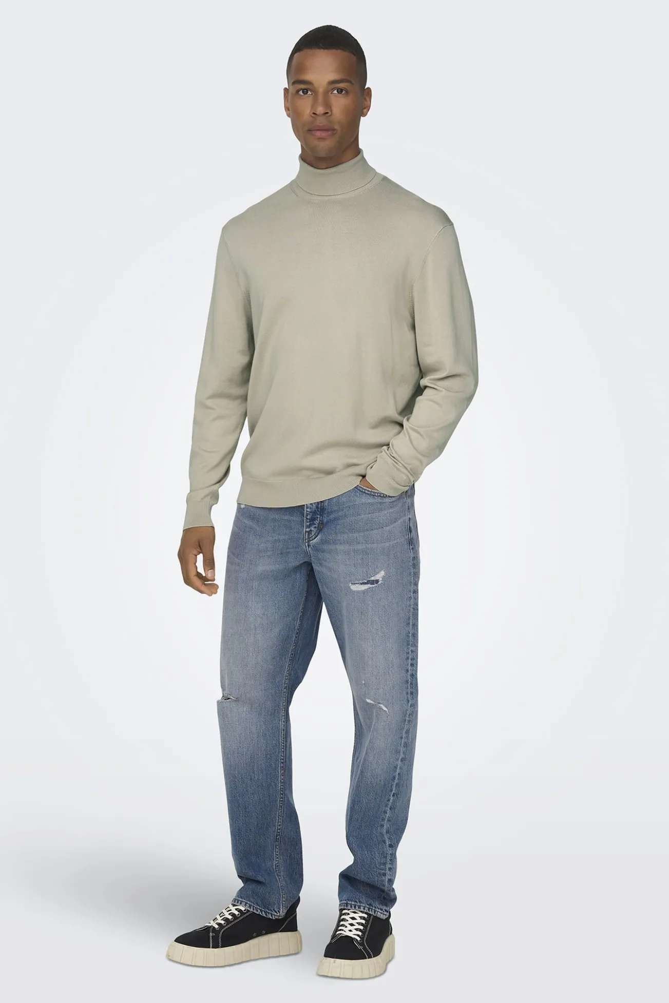 Jersey cuello vuelto