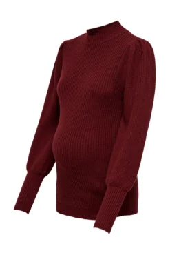 Jersey de canalé cuello perkins maternity