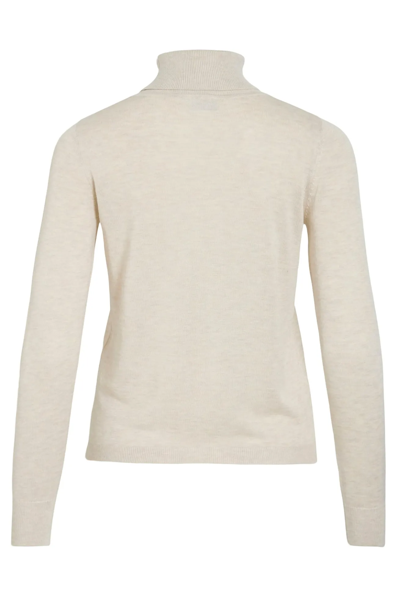 Jersey de cuello alto con viscosa