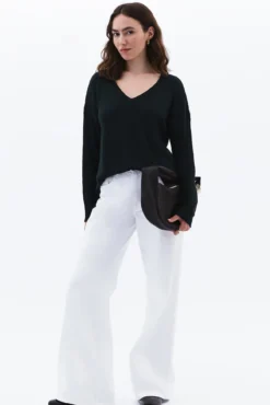 Jersey de cuello pico