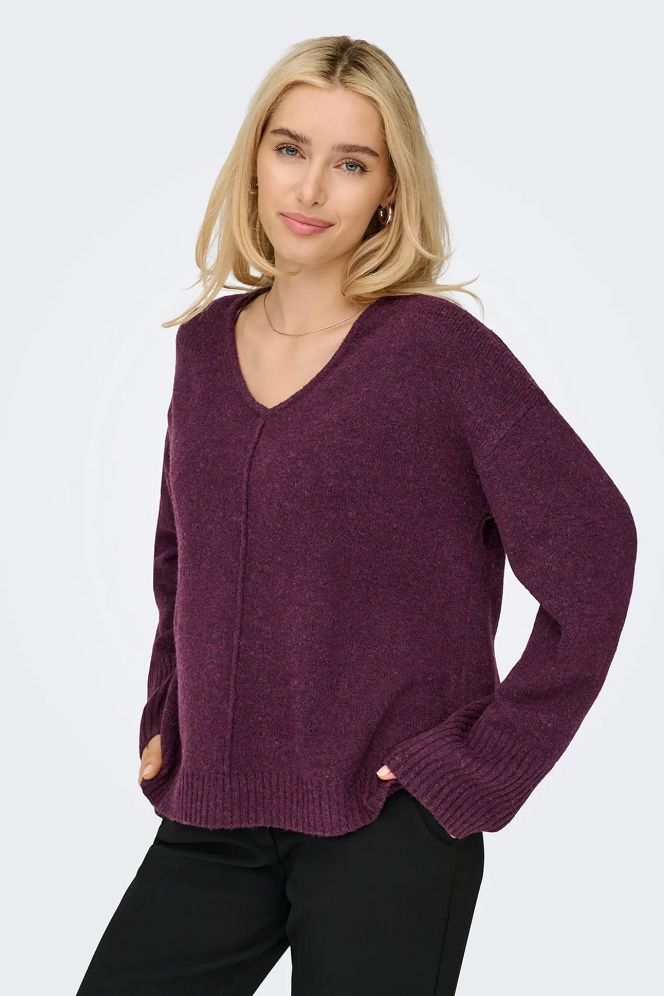 Jersey de cuello pico
