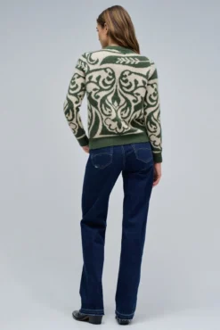 Jersey de lana con jacquard