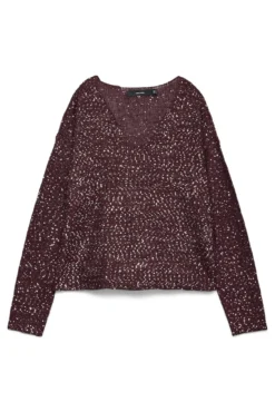 Jersey de lurex y lentejuelas
