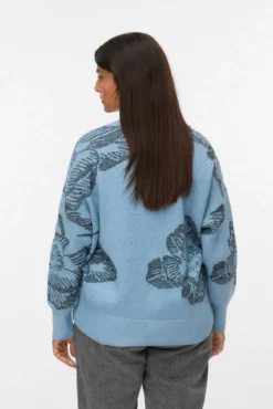 Jersey de manga larga cuello pico Curve