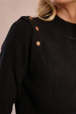 Jersey de manga larga detalle abalorios