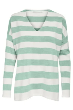 Jersey de manga larga y cuello pico