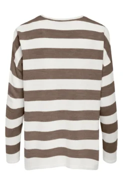 Jersey de manga larga y cuello pico