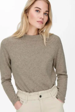 Jersey de manga larga y cuello redondo