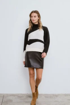 Jersey de punto color block