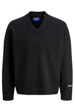 Jersey de punto con cuello en pico