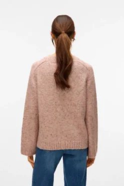 Jersey de punto con lana y estilo ancho