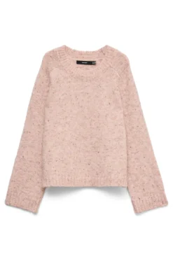 Jersey de punto con lana y estilo ancho