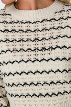 Jersey de punto corto canalé