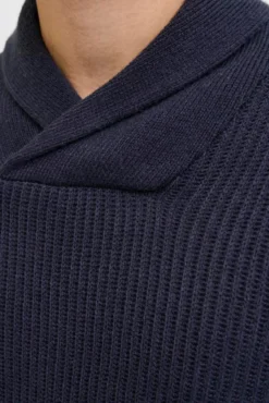 Jersey de punto cuello cruzado