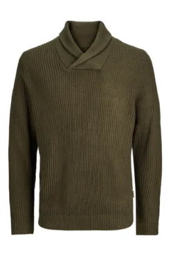 Jersey de punto cuello cruzado