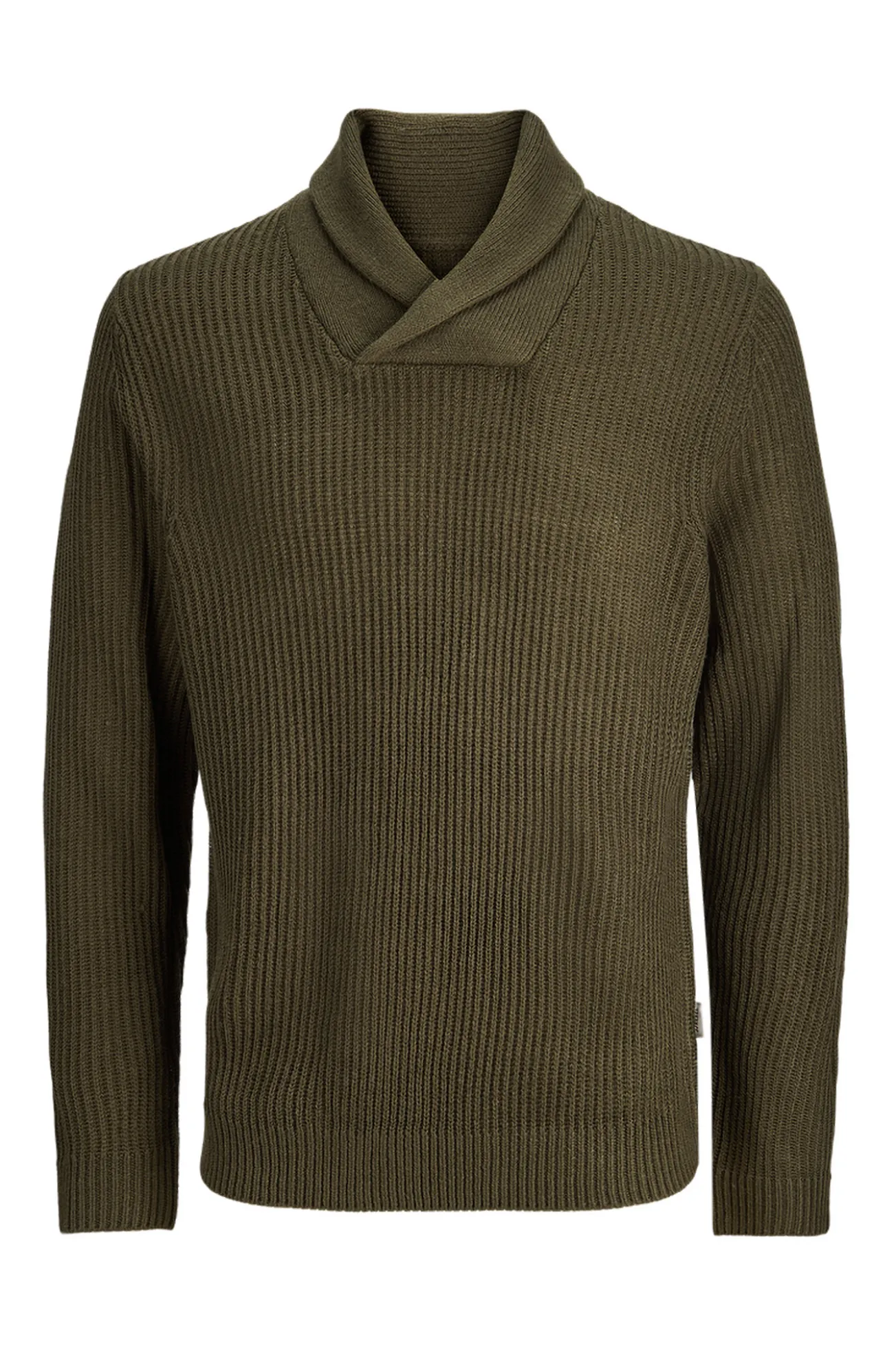Jersey de punto cuello cruzado