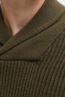 Jersey de punto cuello cruzado