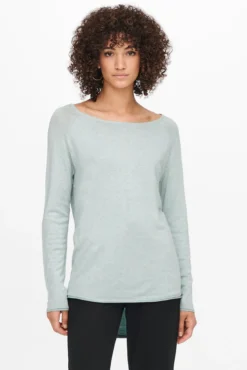 Jersey de punto cuello redondo