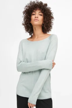 Jersey de punto cuello redondo