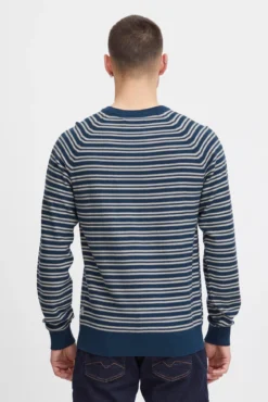 Jersey de Punto Cuello Redondo Rayas