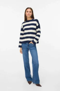 Jersey de punto fino cuello redondo