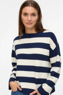 Jersey de punto fino cuello redondo