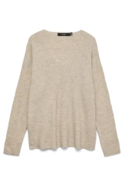 Jersey de punto fino de mujer con brillos