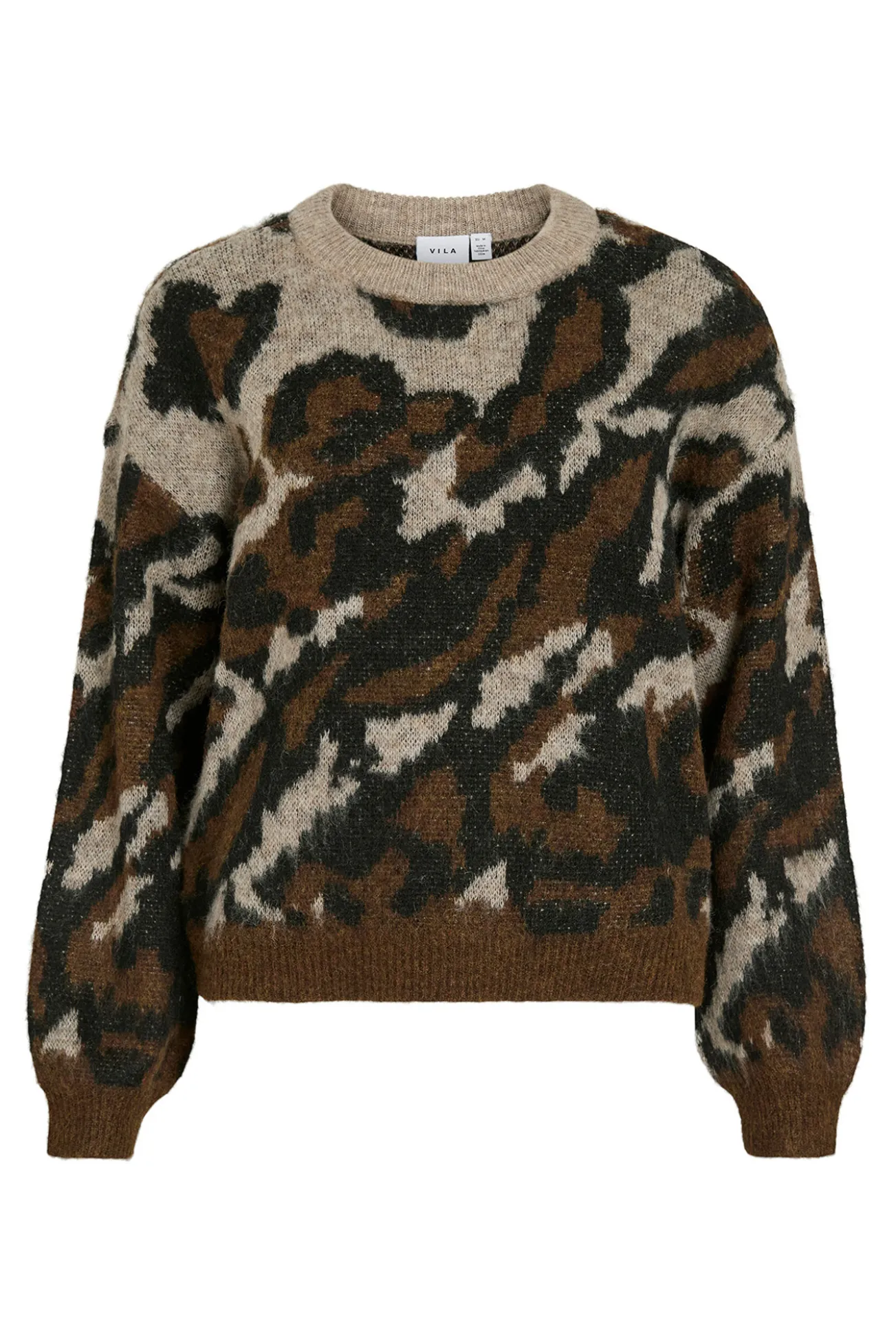 Jersey de punto jacquard con lana