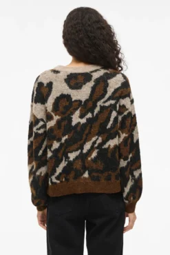 Jersey de punto jacquard con lana