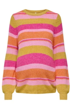 Jersey de punto premamá con cuello redondo y hombros caídos