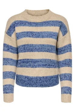 Jersey de rayas y lentejuelas