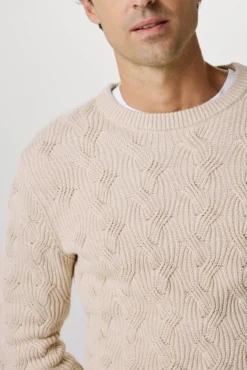 Jersey estructura confeccionado con algodón orgánico.