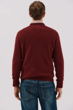 Jersey lana lambswool cuello pico