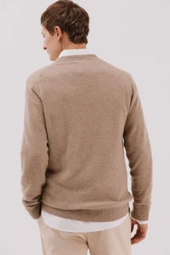 Jersey lana lambswool cuello pico