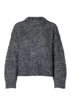 Jersey lana y algodón orgánico cuello caja