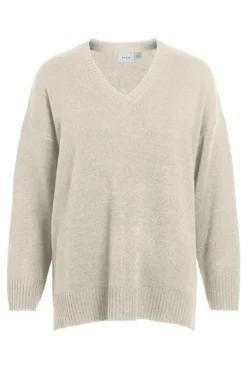 Jersey largo cuello pico