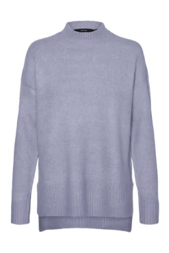 Jersey oversize de punto cuello alto