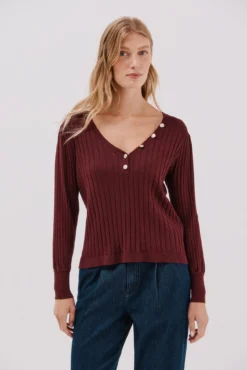 Jersey pico botones