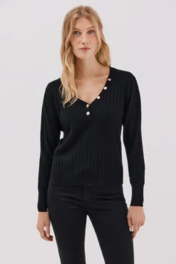 Jersey pico botones
